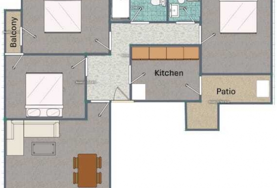 Appartement / flat - Herverkoop - Torrevieja - Habaneras