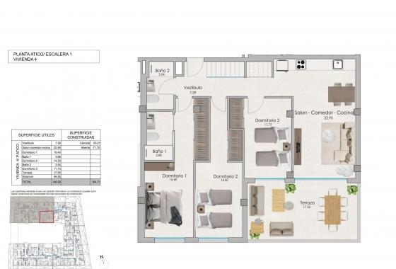 Nieuwbouw Woningen - Penthouse - Santa Pola - Eroski