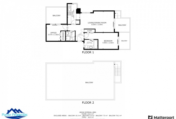 Herverkoop - Penthouse - Roda Golf Resort - Inland