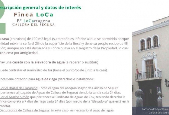 Revente - Finca - Callosa de Segura - Callosa De Segura