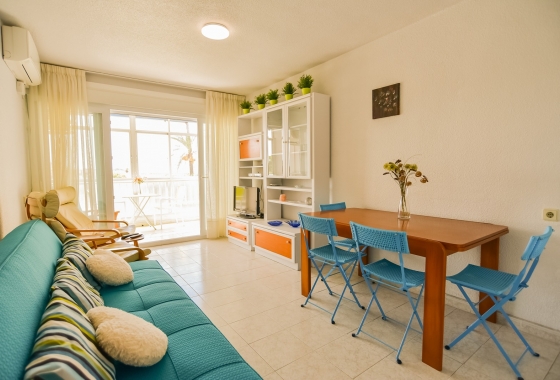 Living room-Spacious flat with port views in Torrevieja!