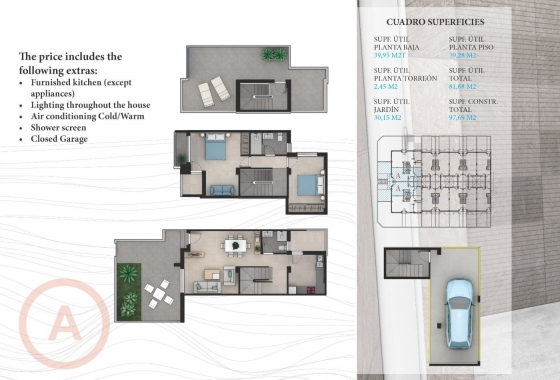 Nieuwbouw Woningen - Herenhuis - La Manga del Mar Menor - La Manga