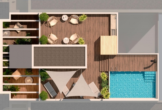 Nieuwbouw Woningen - Appartement / flat - Torrevieja - Playa del Acequión