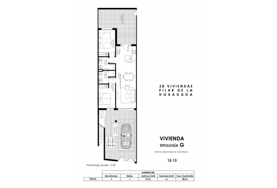 Nieuwbouw Woningen - Bungalow - Pilar de la Horadada - pueblo