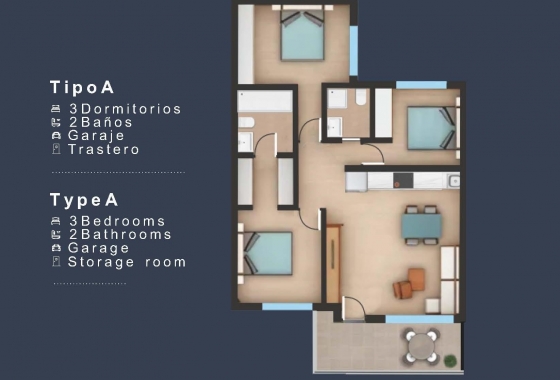 Nieuwbouw Woningen - Bungalow - San Pedro del Pinatar - Los Pinos