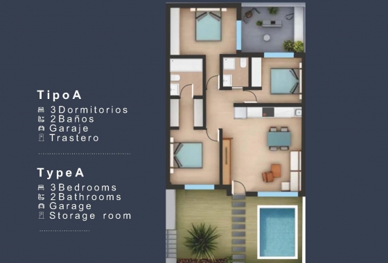 Neue Gebäude - Bungalow - San Pedro del Pinatar - Los Pinos