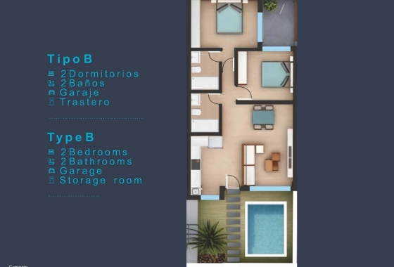 Neue Gebäude - Bungalow - San Pedro del Pinatar - Los Pinos