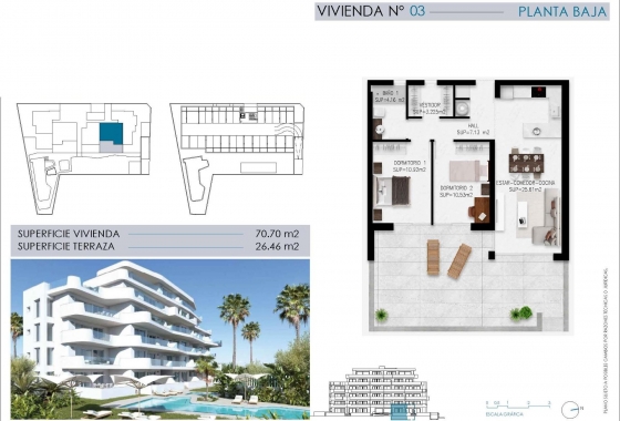 Neue Gebäude - Wohnung - Pilar de la Horadada - Mil Palmeras