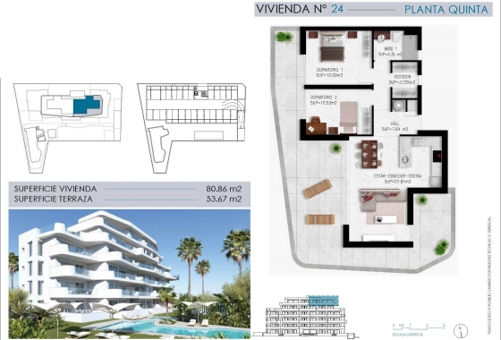 Nieuwbouw Woningen - Penthouse - Pilar de la Horadada - Mil Palmeras