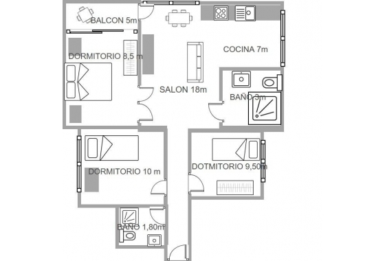 Wiederverkauf - Wohnung - San Pedro del Pinatar - Lo Pagan