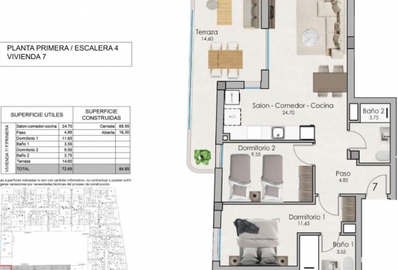 Obra nueva - Apartamento / piso - Santa Pola - Estacion de autobuses