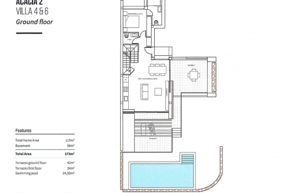 Reventa - Villa - Orihuela - Las Colinas Golf