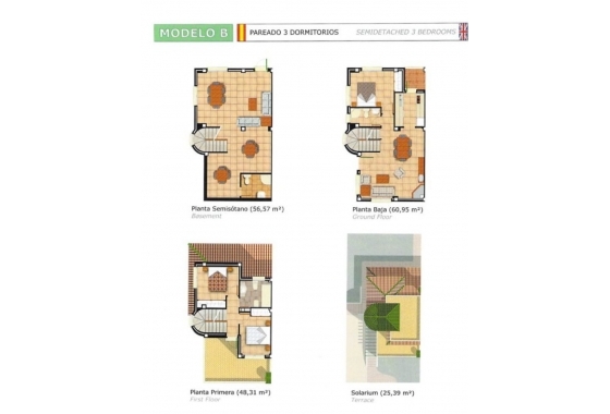 Resale - Townhouse - Ciudad Quesada - Costa Blanca