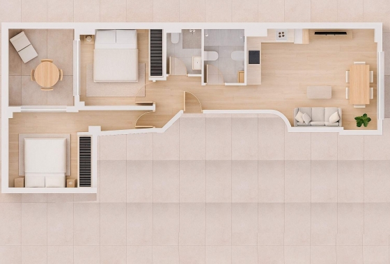 Resale - Apartment / flat - Alicante - Carolinas Bajas