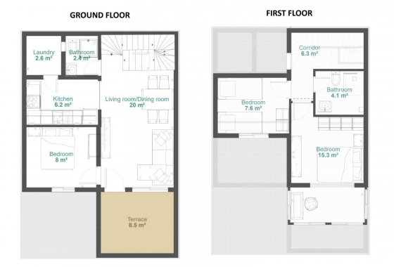 Resale - Townhouse - Orihuela - Urbanización Perla Del Mar