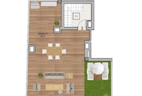 Nybyggnation - Takvåning - Santa Pola - Estacion de autobuses