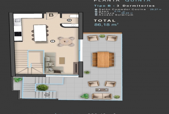 Nieuwbouw Woningen - Penthouse - Torrevieja - Centro