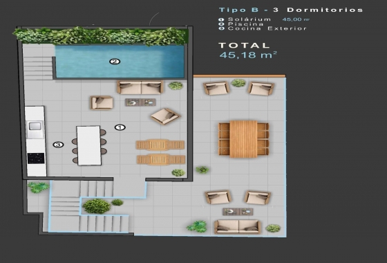 Nieuwbouw Woningen - Penthouse - Torrevieja - Centro