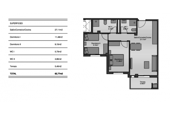 Herverkoop - Appartement / flat - San Miguel de Salinas - Inland
