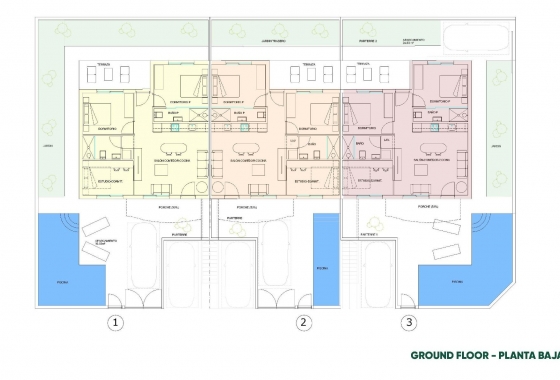 Nieuwbouw Woningen - Bungalow - Pilar de la Horadada - parques de Andromeda