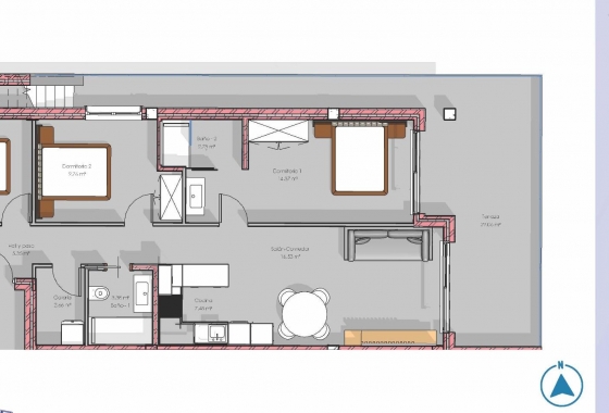 Новостройка - Пентхаус - Guardamar del Segura - El Raso