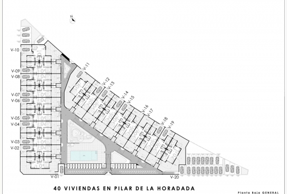 Новостройка - Бунгало - Pilar de la Horadada - pueblo