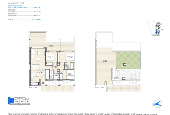 Nieuwbouw Woningen - Penthouse - Los Alcazares - Serena Golf