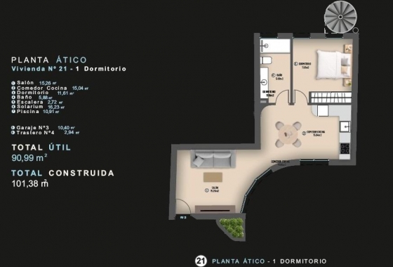 Neue Gebäude - Penthouse - Torrevieja - Centro