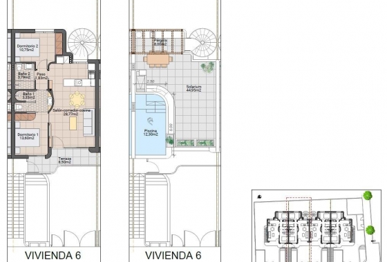 Obra nueva - Bungalow - Pilar de la Horadada - pueblo