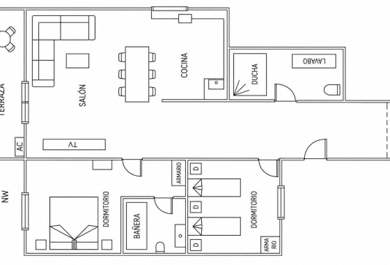 Перепродажа - Квартира - Torrevieja - Los Frutales