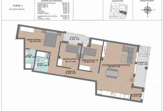 Nieuwbouw Woningen - Appartement / flat - Algorfa - Pueblo