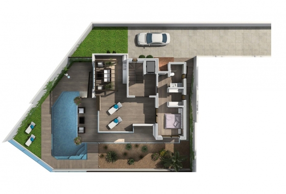 Новостройка - Вилла - Rojales - Golf La Marquesa (Ciudad Quesada)