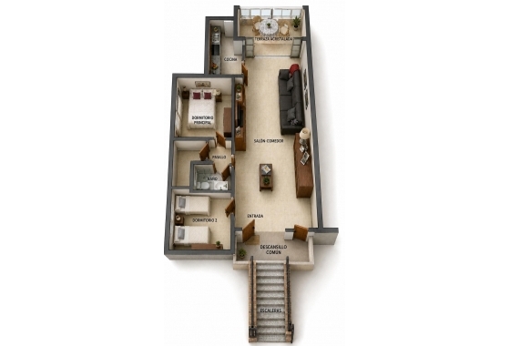 Resale - Bungalow - Torrevieja - aguas nuevas