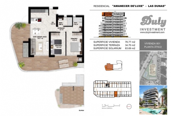 Obra nueva - Ático - Guardamar del Segura - Puerto
